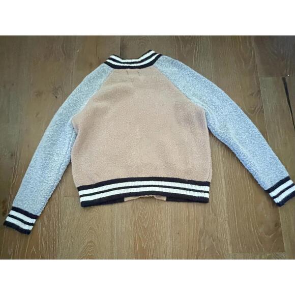 Maeve Cozy Embroidered Bomber Jacket - Small - Picture 2 of 9
